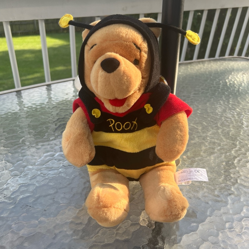 Disney Winnie the Pooh Bee Costume Plush - Red, Yellow, Black
